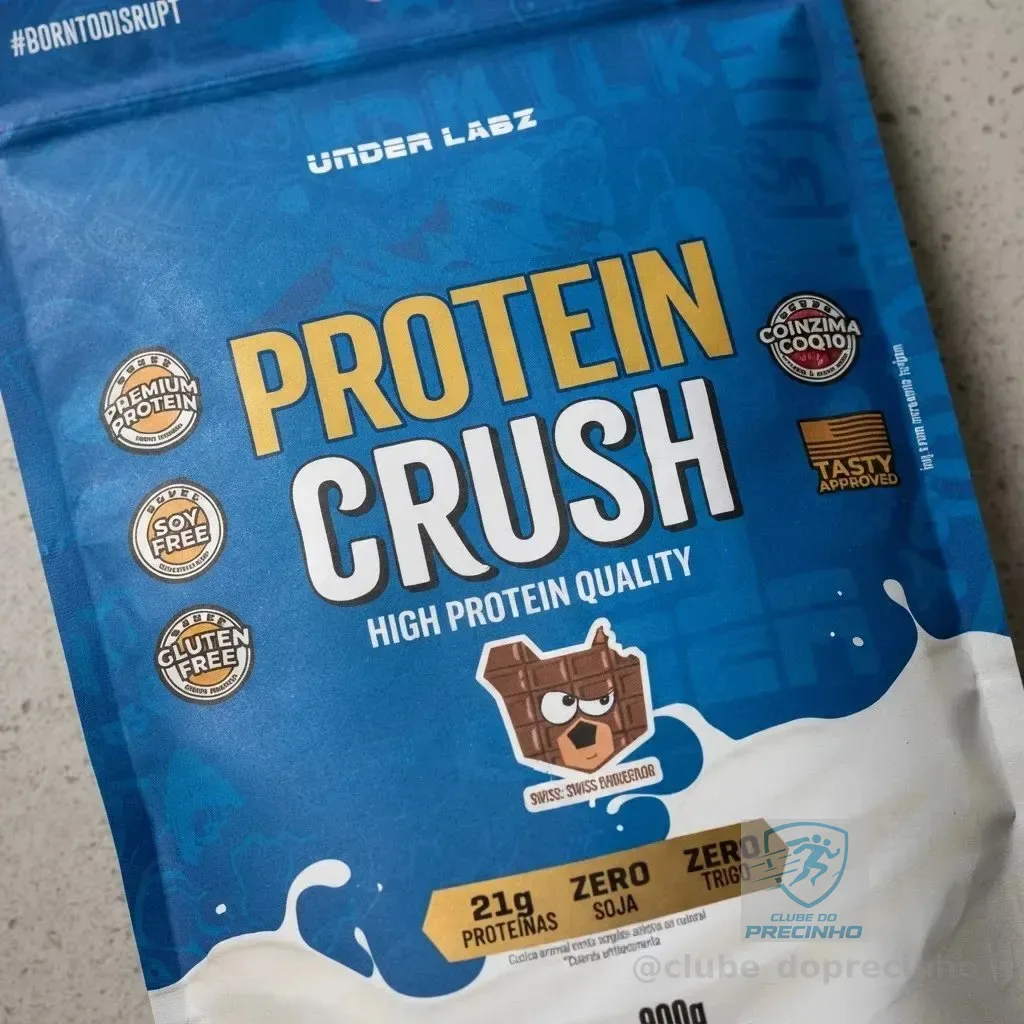Whey Protein Crush Refil C/900g Under Labz Sabor chocobear