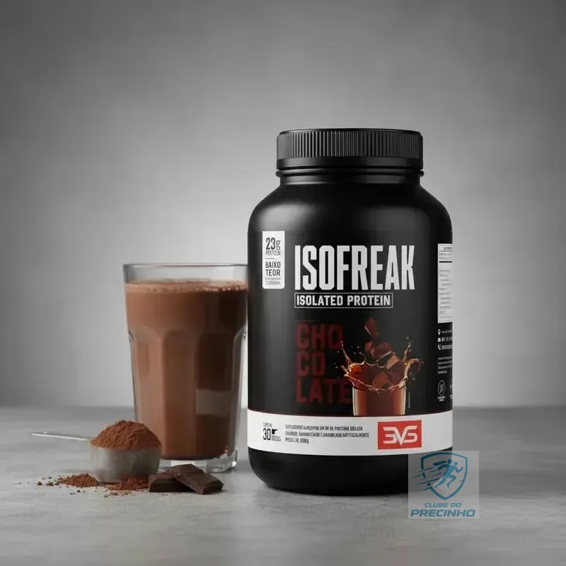 Whey Isolado Isofreak 900g Sabor: Chocolate - Fórmula Avançada Com 23g De Proteína Por Dose