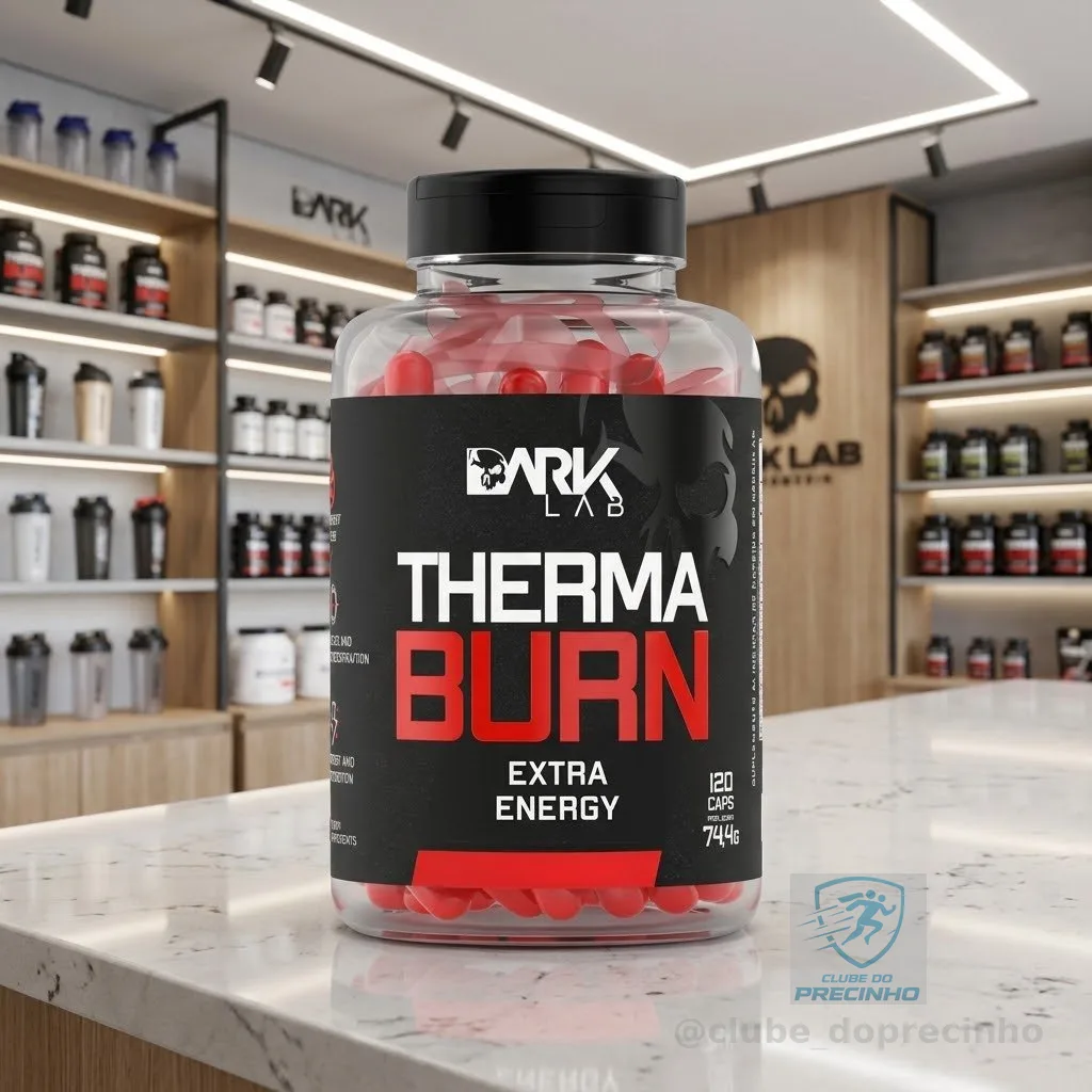 Termogênico Therma Burn 210mg De Cafeína 120 Caps Dark Lab Sabor Sem sabor