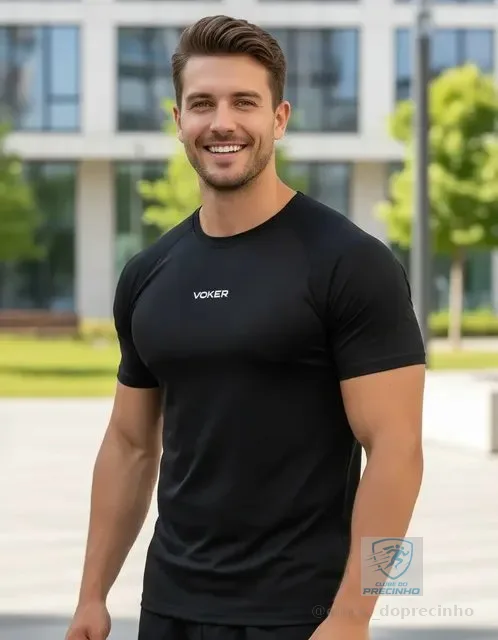 Camisetas Raglan Proteção Uv Térmica Camisas Dry Fit Voker