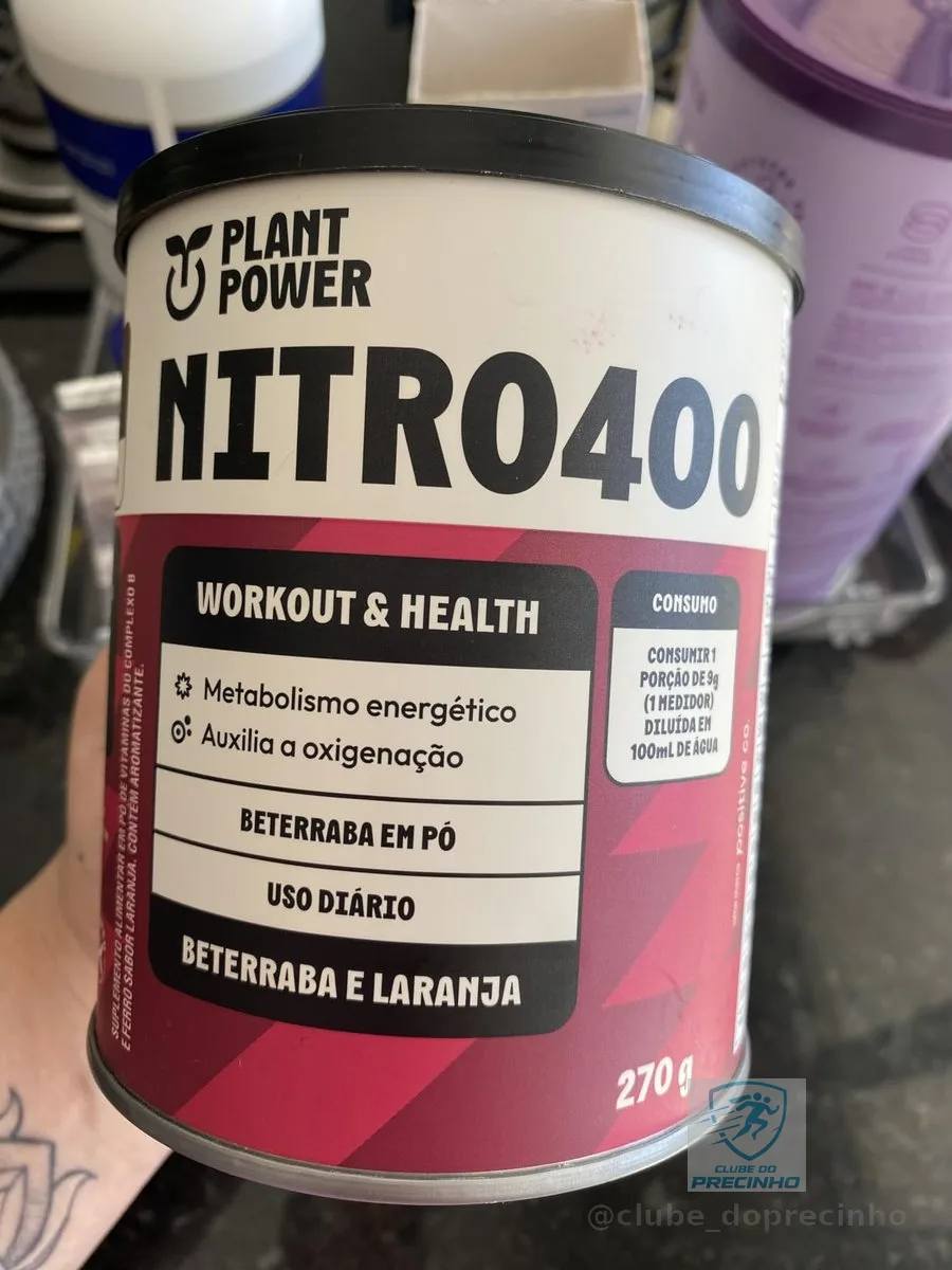 Plant Power Nitrato de Beterraba Nitro400 Laranja - Lata 270g
