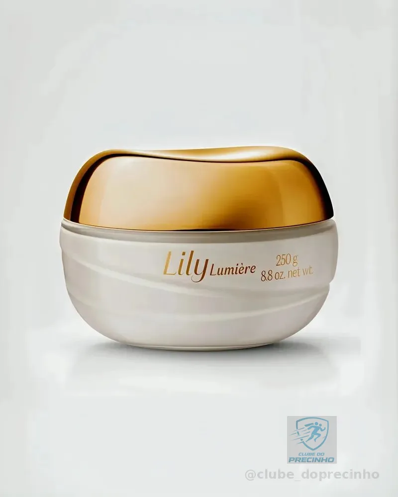 Lily Lumière Creme Acetinado Hidratante Corporal O Boticário 250g