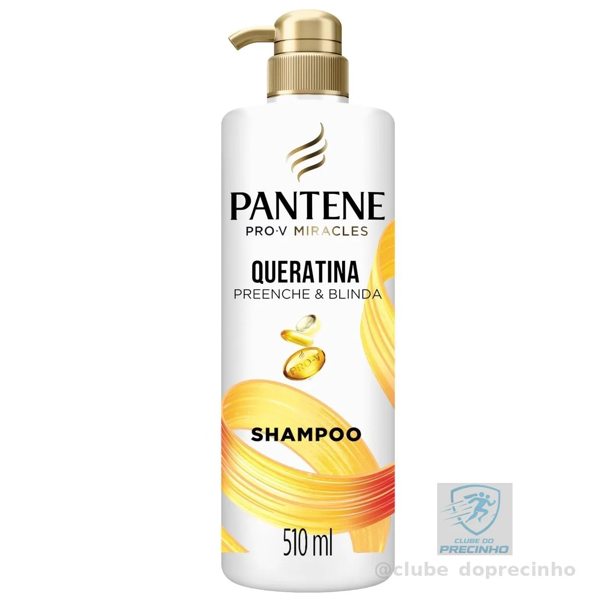 Pantene Pro-V Miracles Shampoo Queratina Preenche e Blinda 510 ml