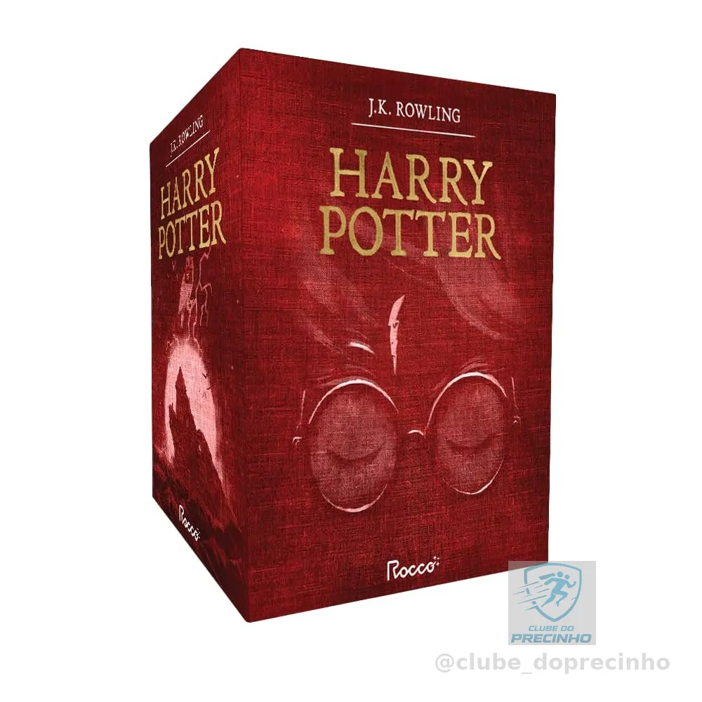 Box Harry Potter Premium Vermelho (7 Livros em capa dura)