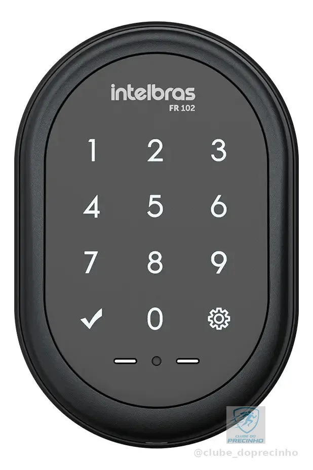 Fechadura Digital De Sobrepor Fr 102 Preto Intelbras