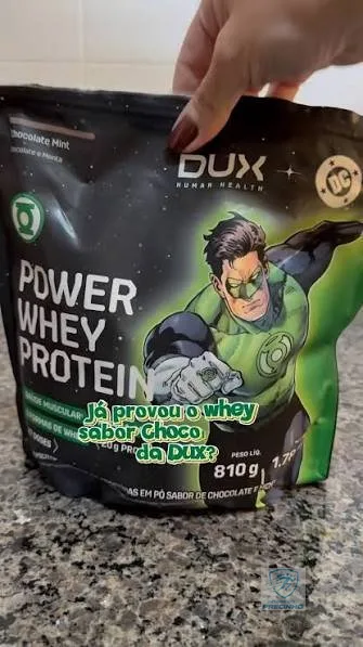 Whey Protein Dux Company Power 810g Pó Chocolate Mint