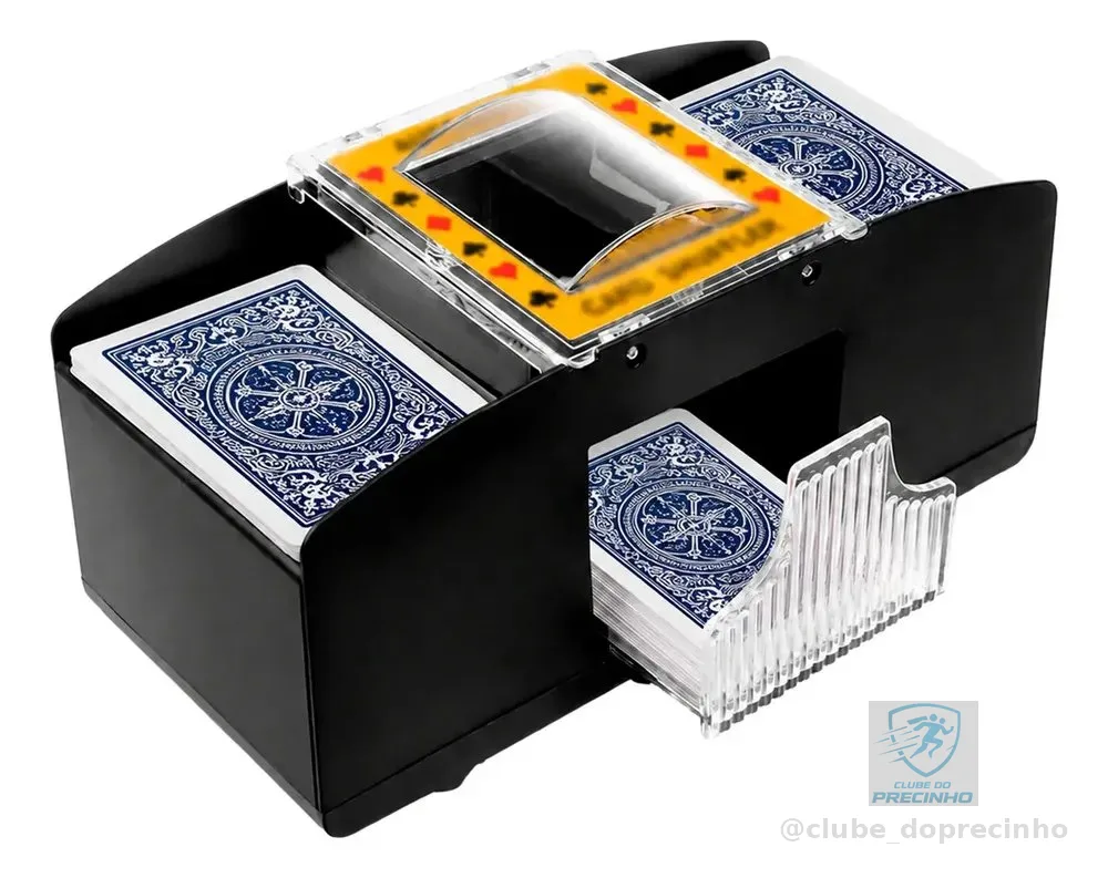 Embaralhador Automático Cartas Baralho Jogos De Mesa