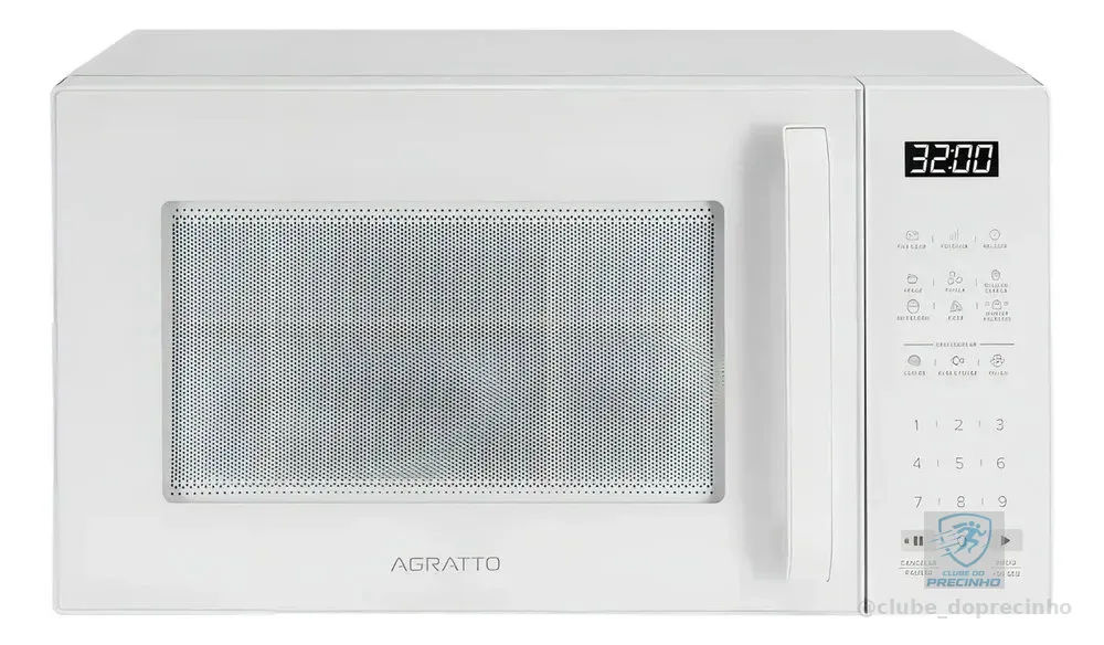 Micro-ondas Agratto 32 Litros Branco Amic02bn-01 1400w