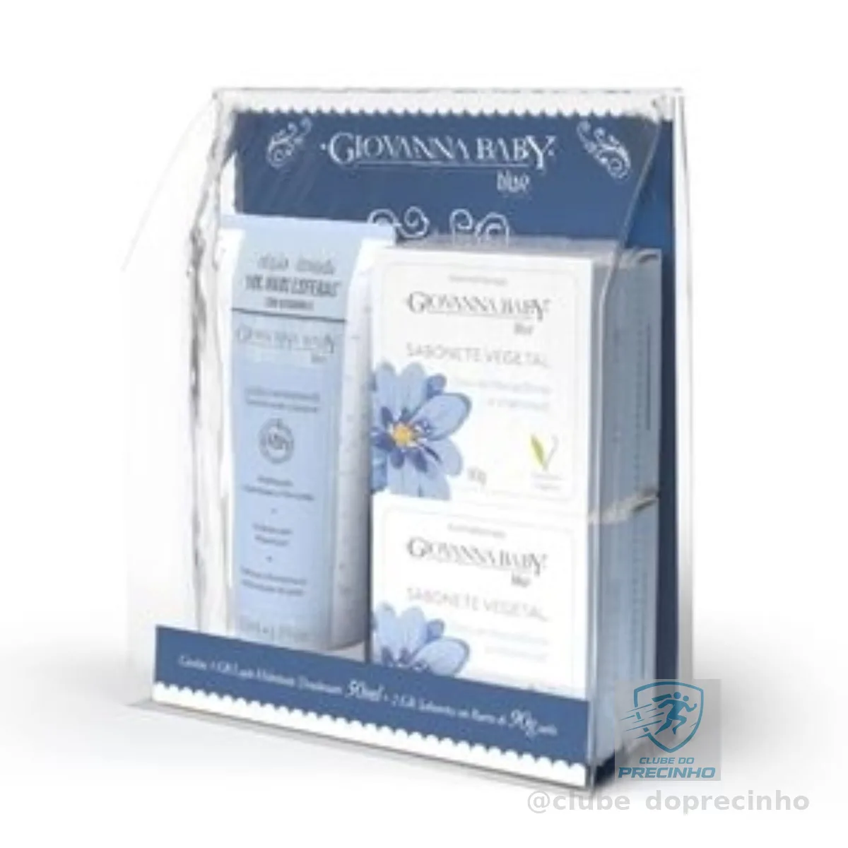 Giovanna Baby - Kit Necessaire Giovanna Baby Locao 50G+2 Sabonete 90Gr Blue (Novo