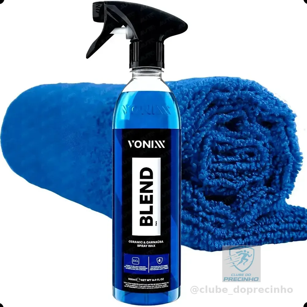 Vonixx Blend 500ml Proteção E Brilho + Flanela Microfibra