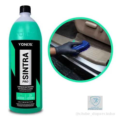 Sintra Pro Vonixx Limpeza Interna Estofado Veículo Bactericida 1,5l