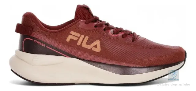 Tênis Fila Striker Preto Feminino Confortável Antiderrapante