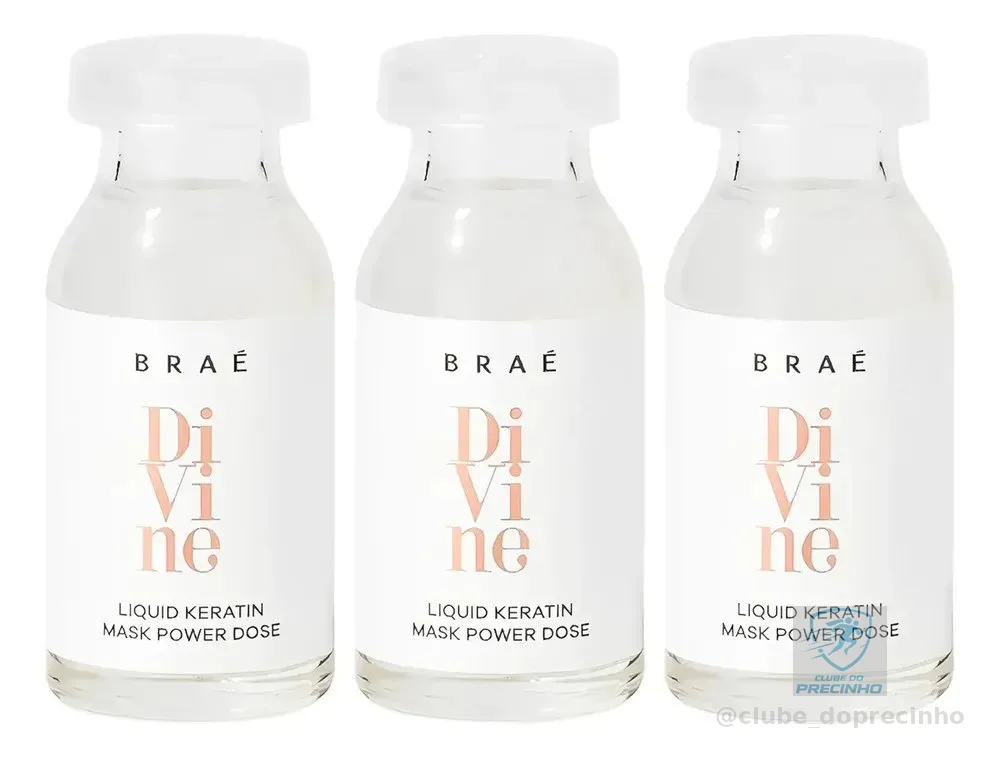 Braé Divine Kit Com 3 Ampolas 13ml