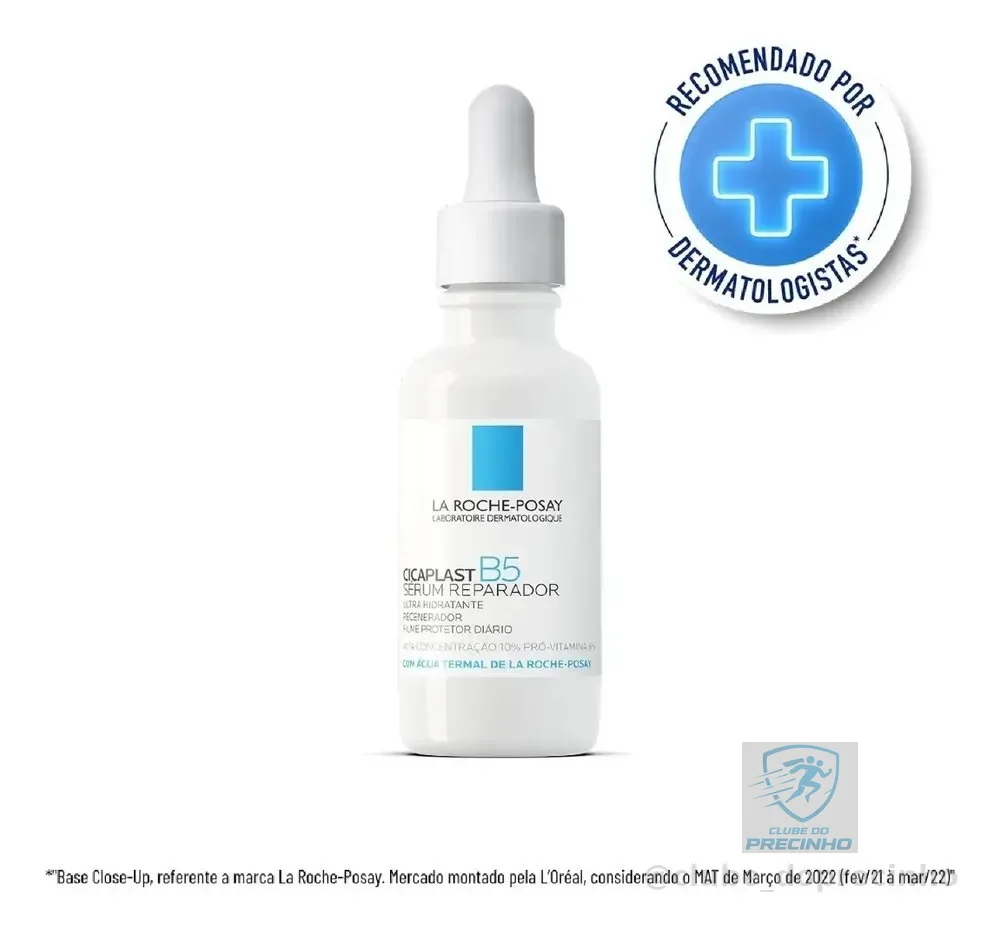 Cicaplast B5 Sérum 30ml La Roche posay Momento de aplicação Dia Noite Tipo de pele Todo tipo de pele