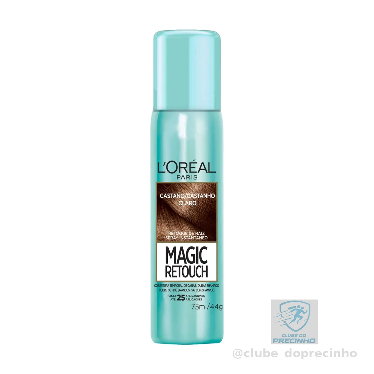 Retoque Instantâneo Magic Retouch, Castanho Claro, L'Oréal Paris