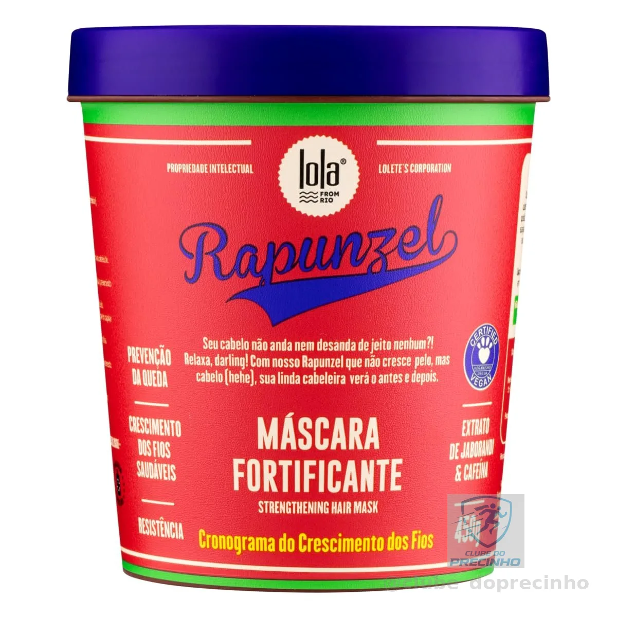 Rapunzel Máscara de Tratamento 450g , Lola Cosmetics