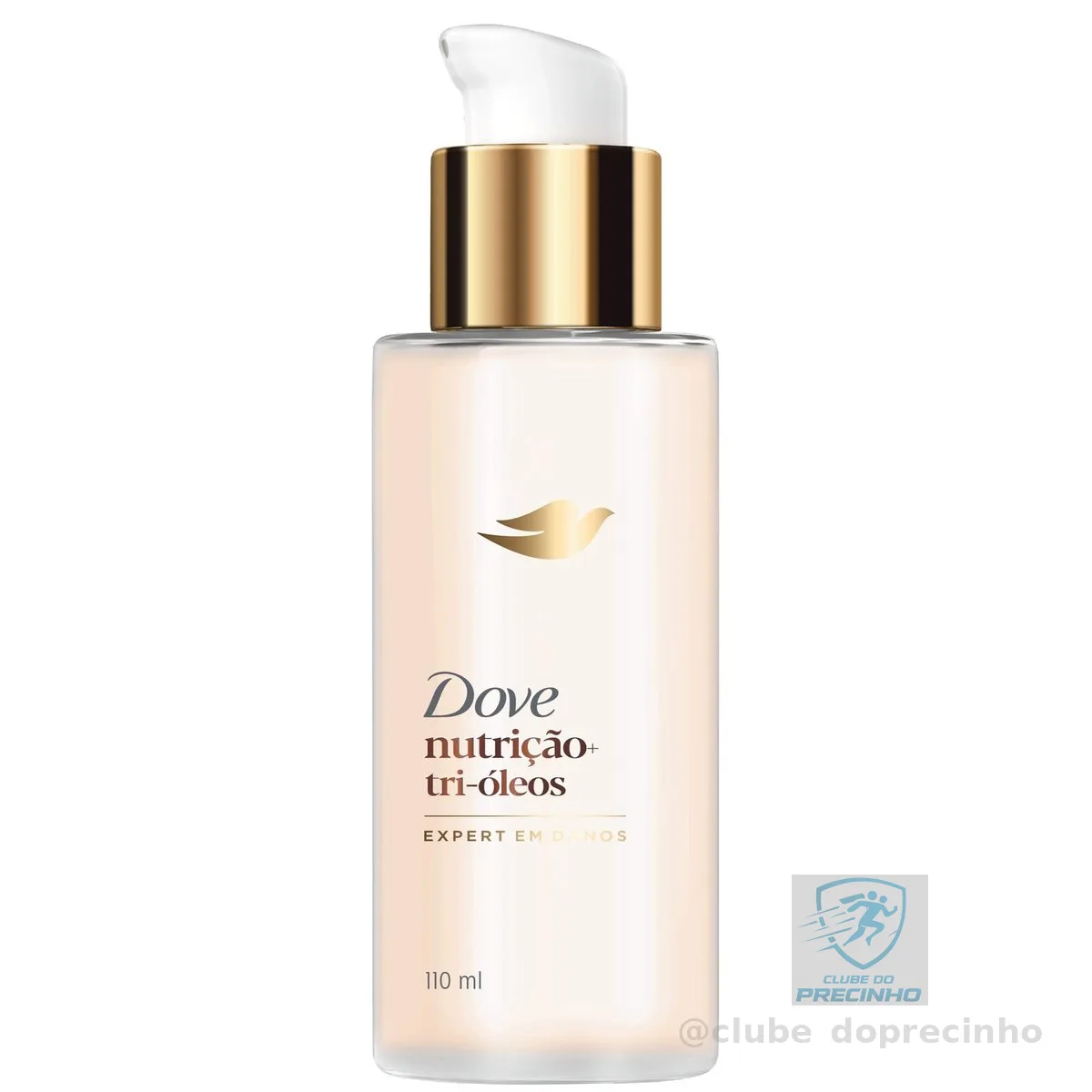 Dove Leave-In Nutrição + Tri-Óleos 110ml Pump
