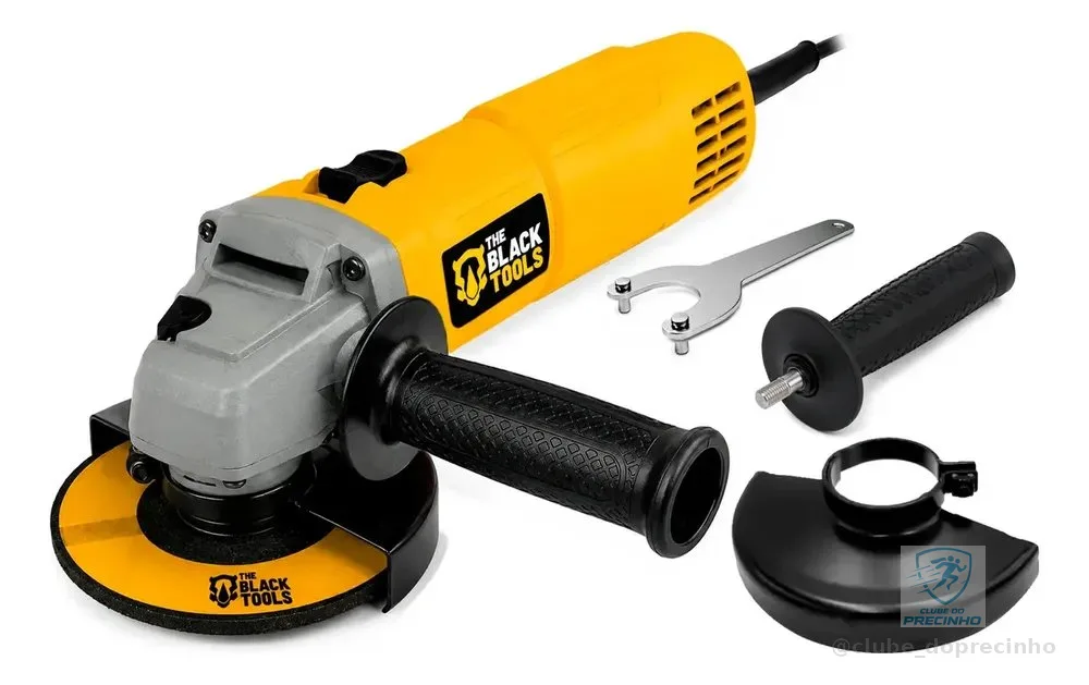 Esmerilhadeira Lixadeira Angular 780w 115mm 4.1/2 11000rpm Bta800 The Black Tools