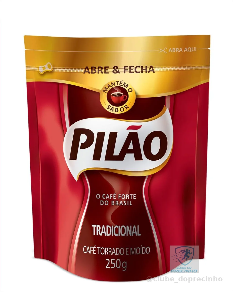 Café Pilão Torrado e Moído -Tradicional Sachê 250g