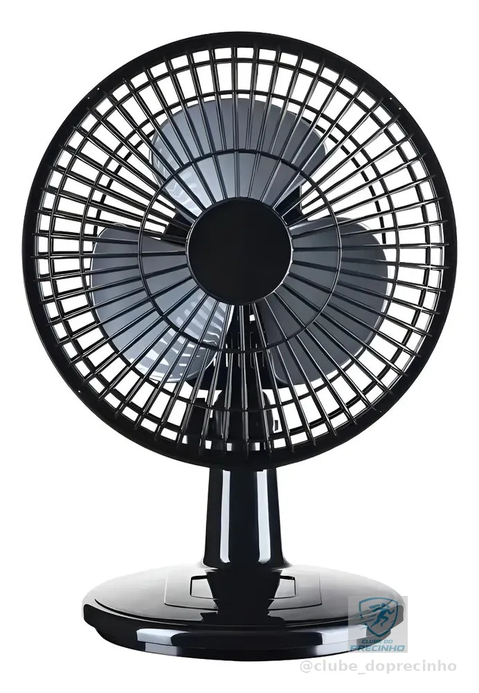 Ventilador Mini Turbo 20cm Ventimais Cor Da Estrutura Preto Voltagem