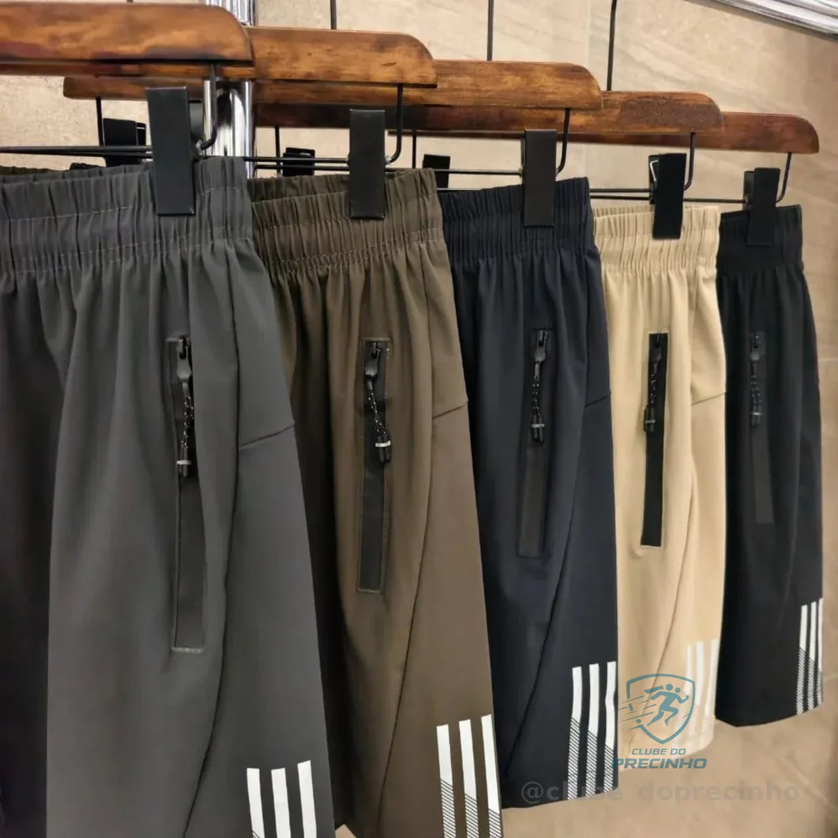 Kit 3 Bermuda Masculina Importada Seda  Secagem Rápida