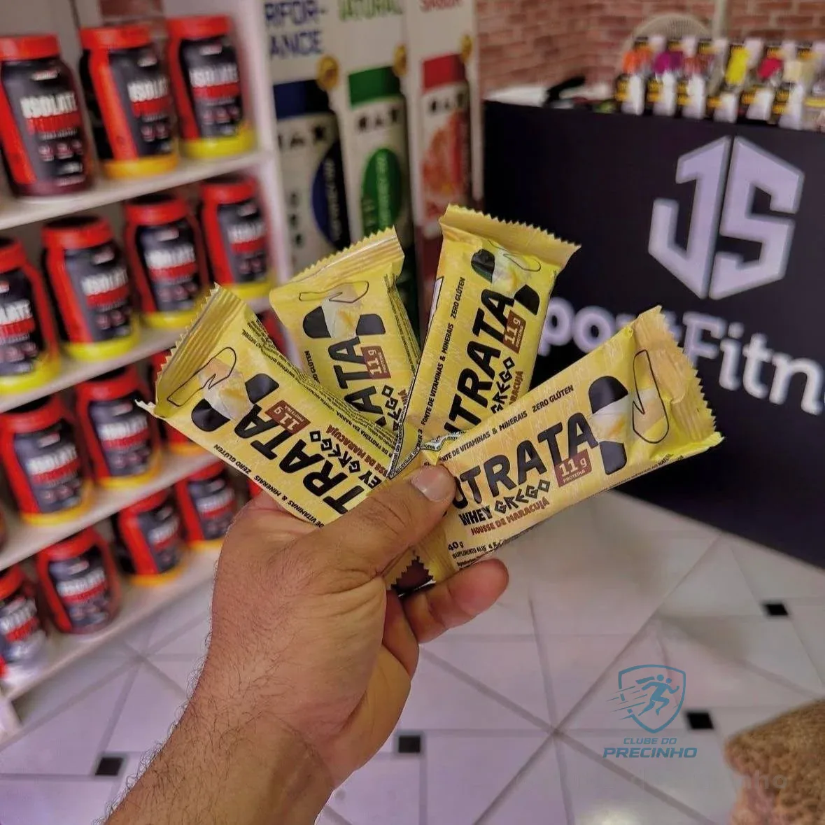 Barra Whey Grego 40g 12 Unidades Mousse De Maracujá Nutrata Mousse De Maracujá