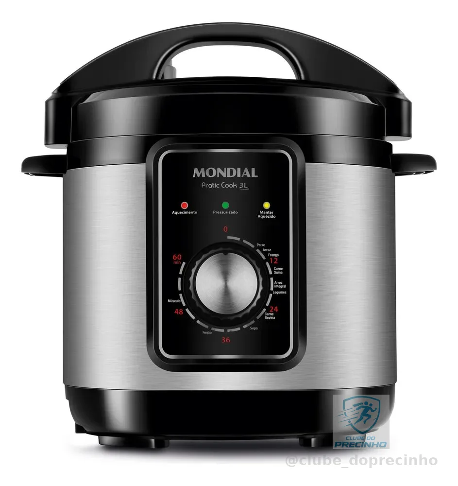 Panela de Pressão Elétrica 3L Mondial 700W - PE-47-3L-I