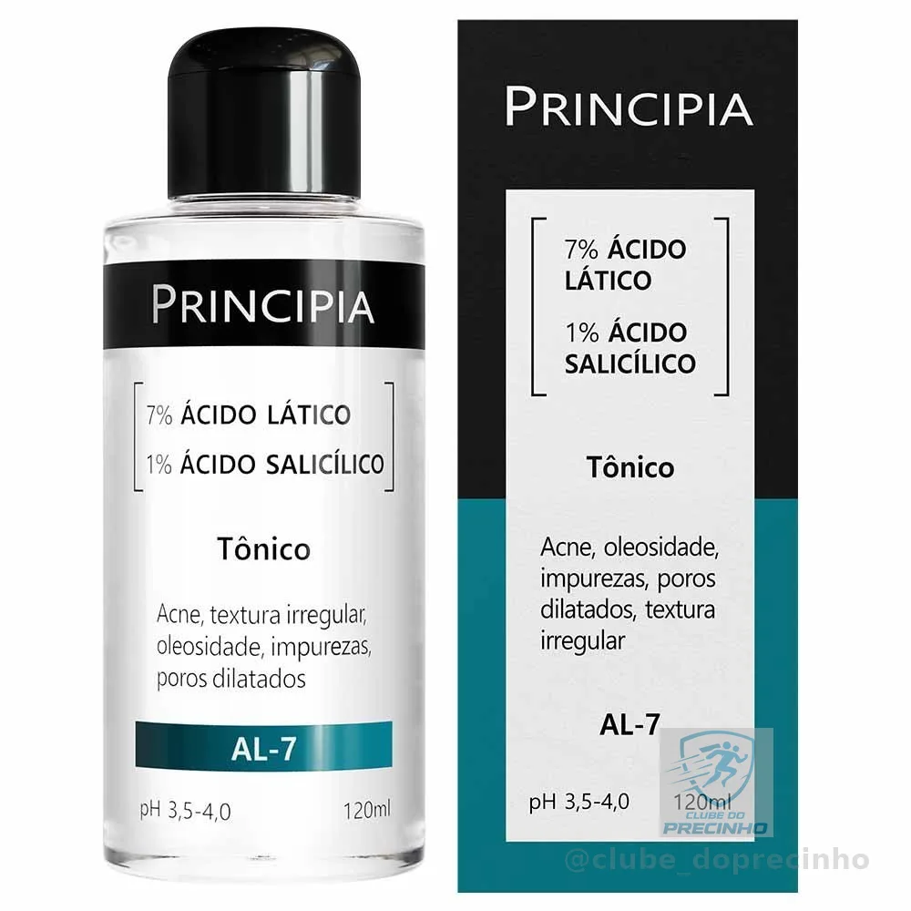 Tônico Principia 7% Ácido Lático + 1% Ácido Salicílico - AL-7