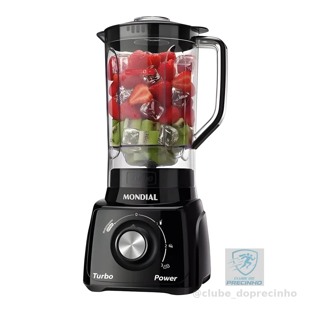 Liquidificador Mondial L‑99 Turbo 550 W 3 Velocidades