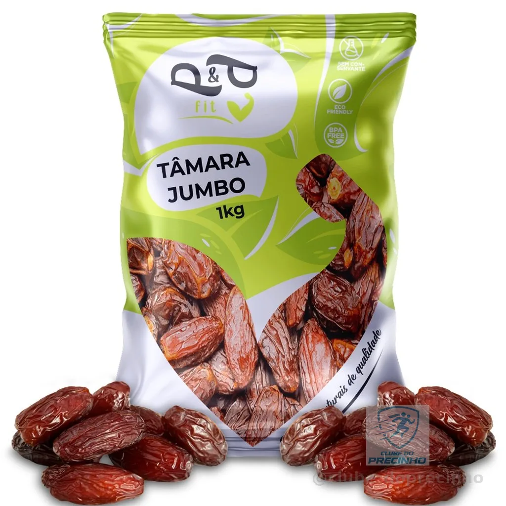 Tamara Jumbo Fresca 1kg/500g/250g Carnuda Original Medjool Selecionada