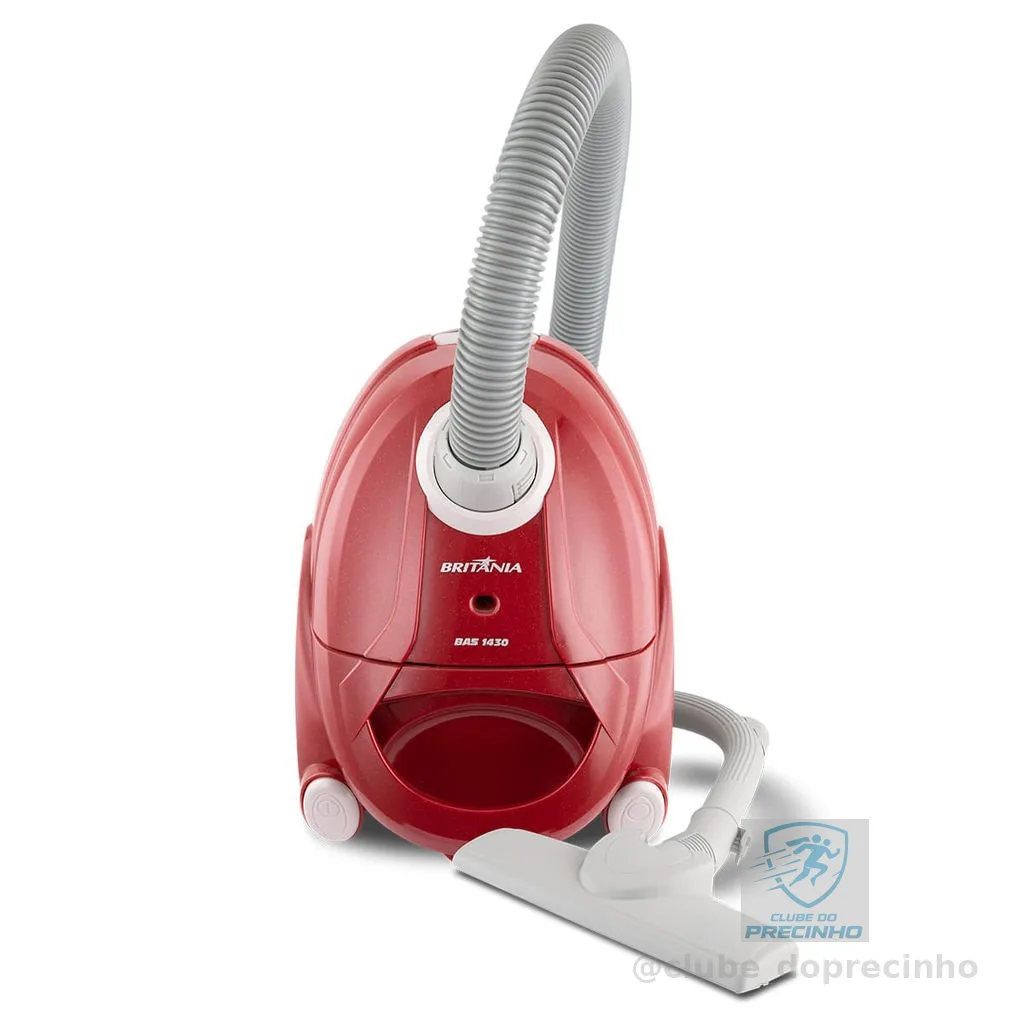 Aspirador de Pó Britânia 2 tubos prolongadores 1250W Bas1430
