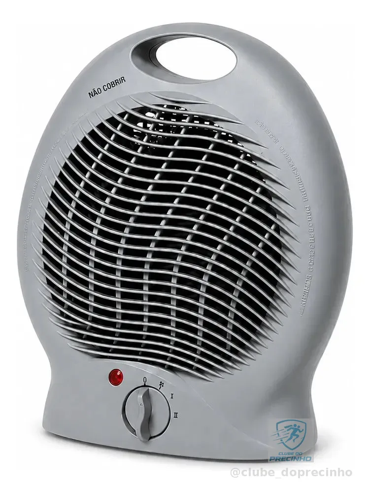 Aquecedor Elétrico Portátil Ventilador Ar Quente 127vou220v 220v