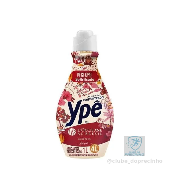 Amaciante Concentrado Ypê LOccitane au Brésil 1 Litro