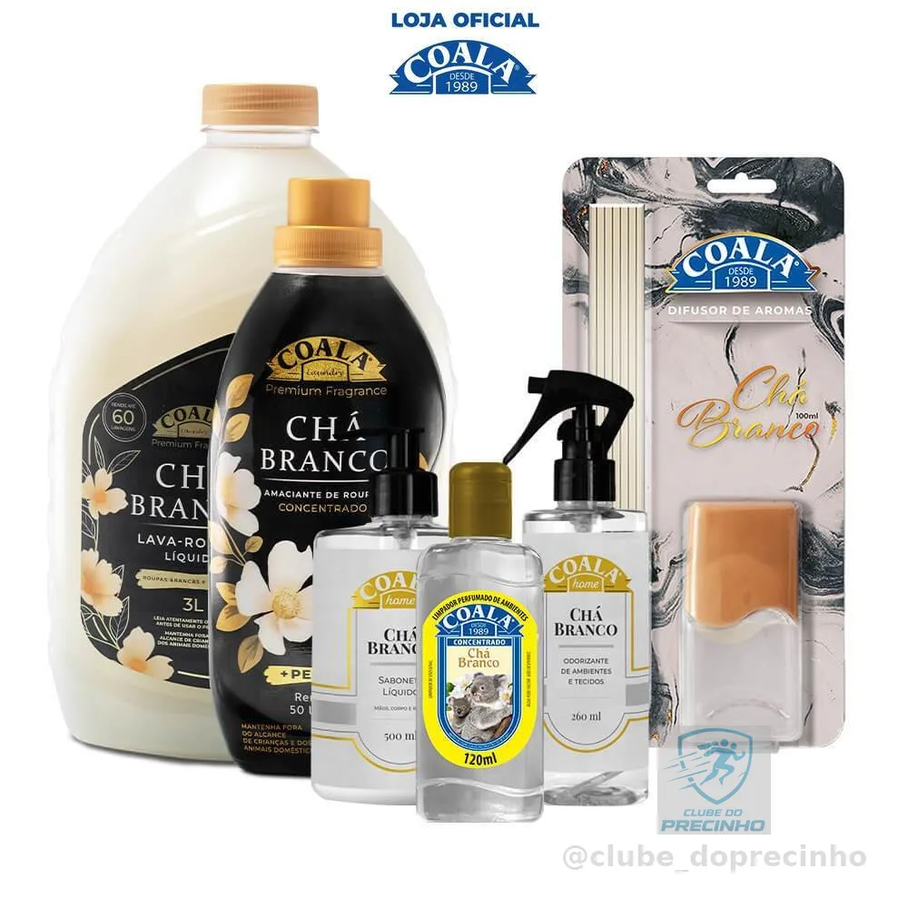 Kit Coala Completo Chá Branco