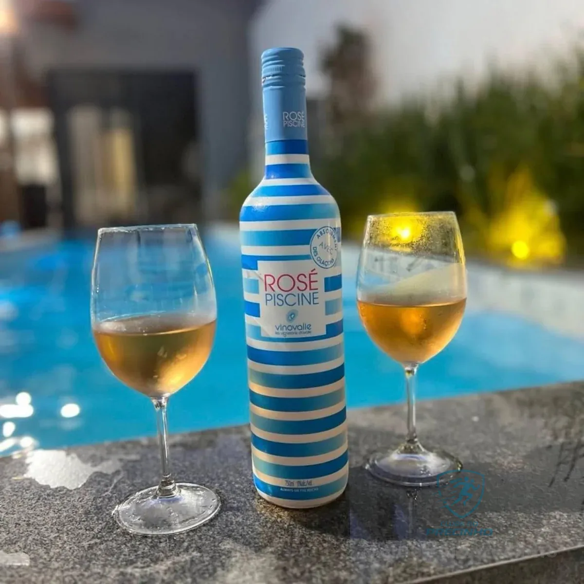 HAO BOSCH Vinho Rose Piscine Stripes Listras 750Ml