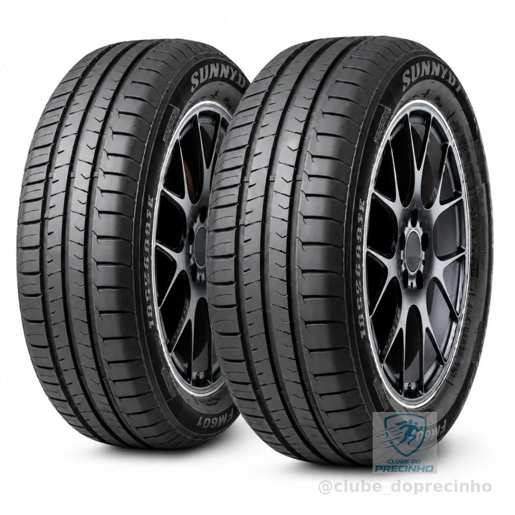 Par Jogo 2 Pneus Kpatos FM601 185/65R15 Aro 15 88H Alta Performance Reforçado Kit
