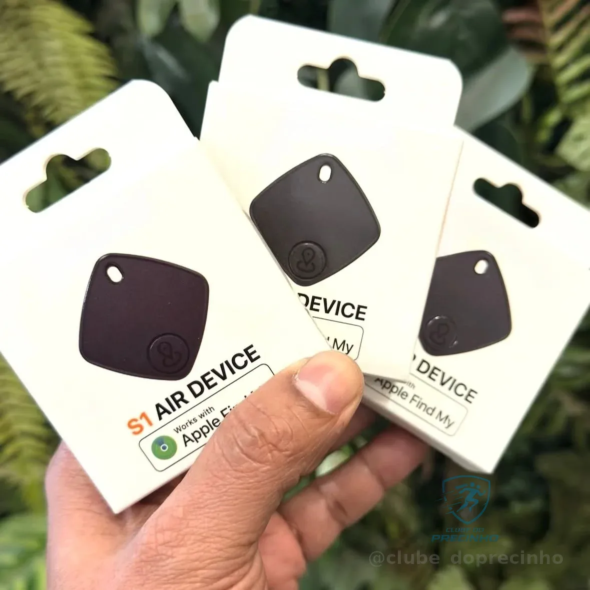 Mini Localizador Rastreador Smart Tag Gps Cor Preto Dr Hank Compatível Com iPhone Apple