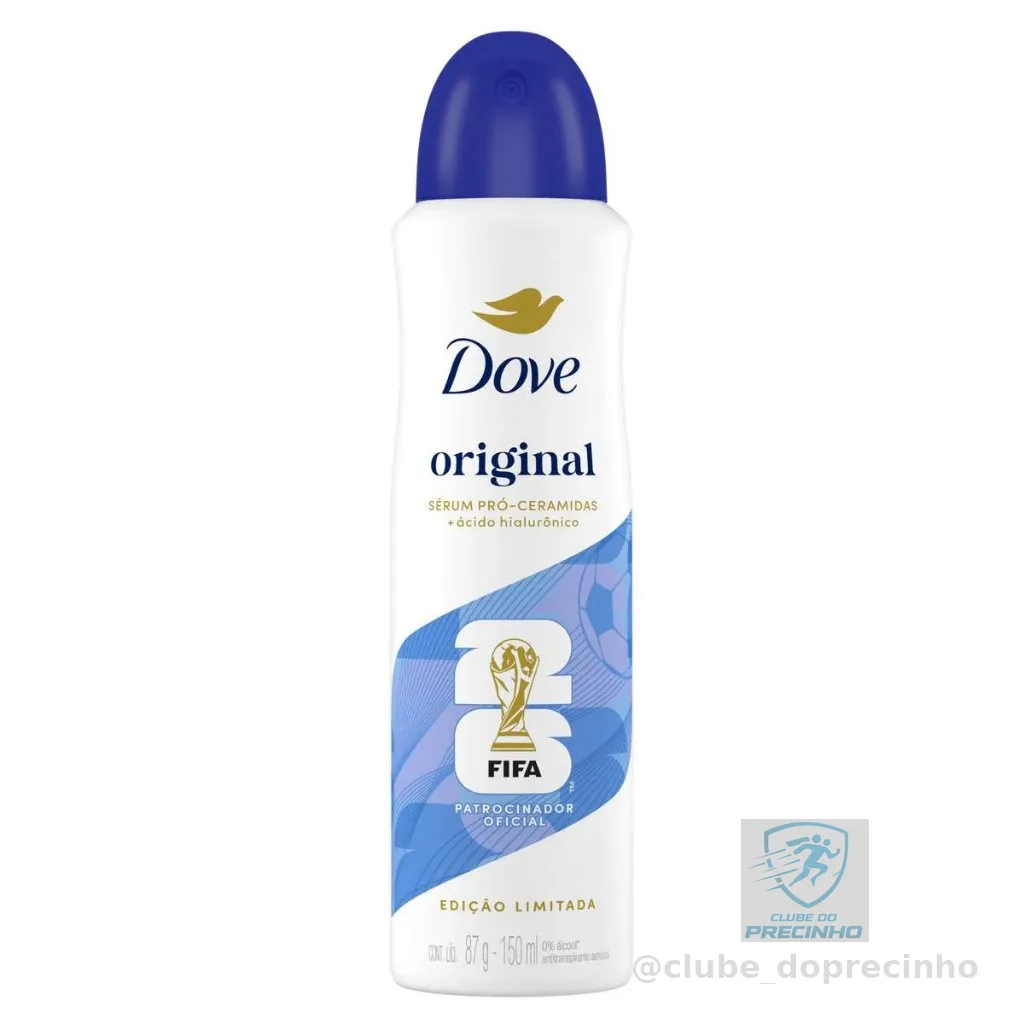 Desodorante Aerossol Dove Original Tradicional 150ml