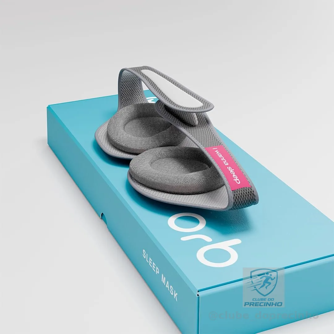 Orb Sleep Mask - I wanna sleep - Regulagem entre Olhos e 100% Blackout