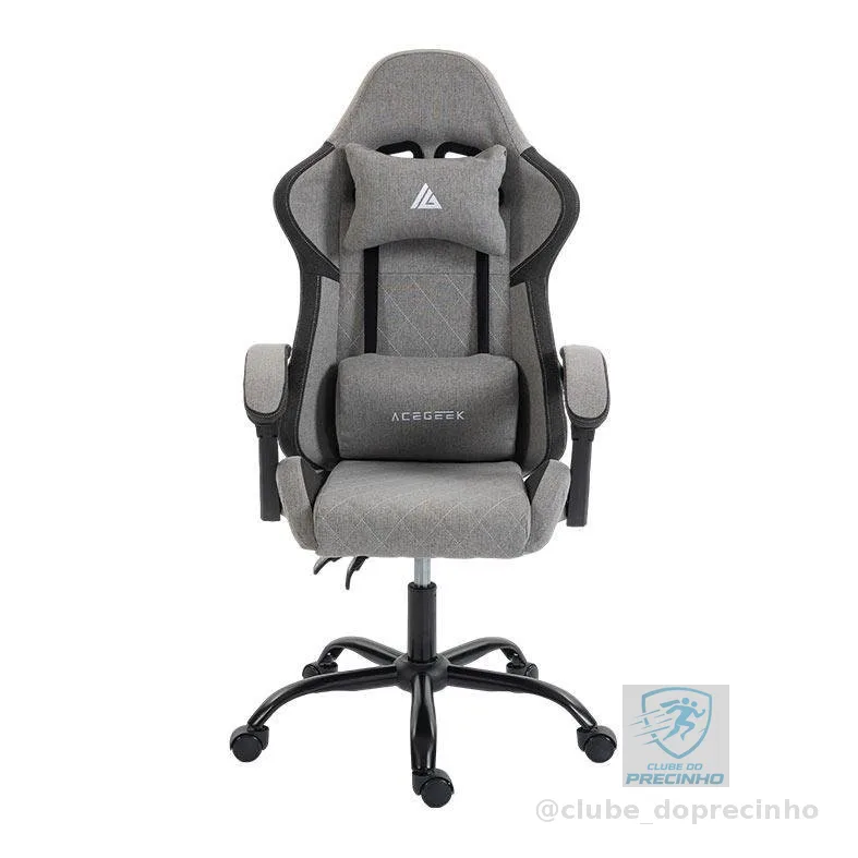 Cadeira Gamer Acegeek Lorien, Tecido, Cinza, AG-LORIEN-GY