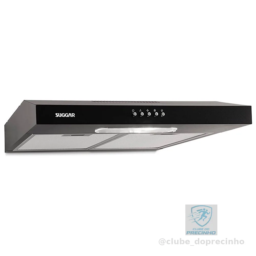 Depurador De Ar Slim Suggar 60cm Preto 127V - DPS161PT