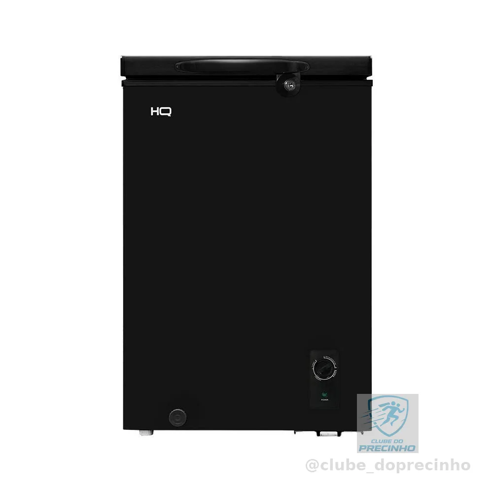 Freezer e Conservador Horizontal HQ 105 Litros Preto HQ-105CFHL