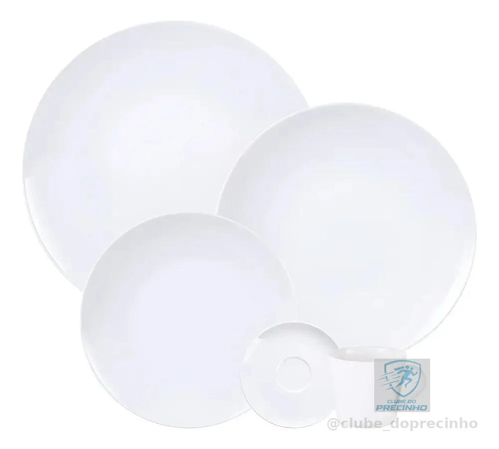 Aparelho De Jantar Tramontina Leonora Em Porcelana 20 Peças