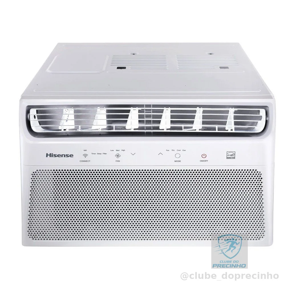 Ar Condicionado de Janela Hisense 10000 Btus Frio Wi-fi com App Connect Life Aw-10cwbrvgu02 Branco 127v
