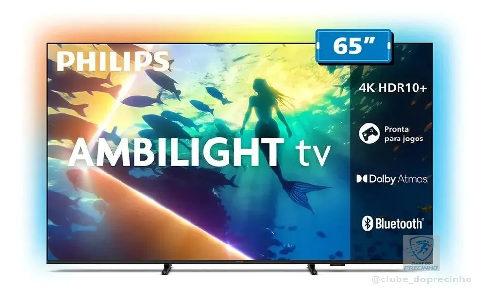Smart Tv Lcd Led 65 Philips 65pug8100/78 4k Uhd Wi-fi + Blu