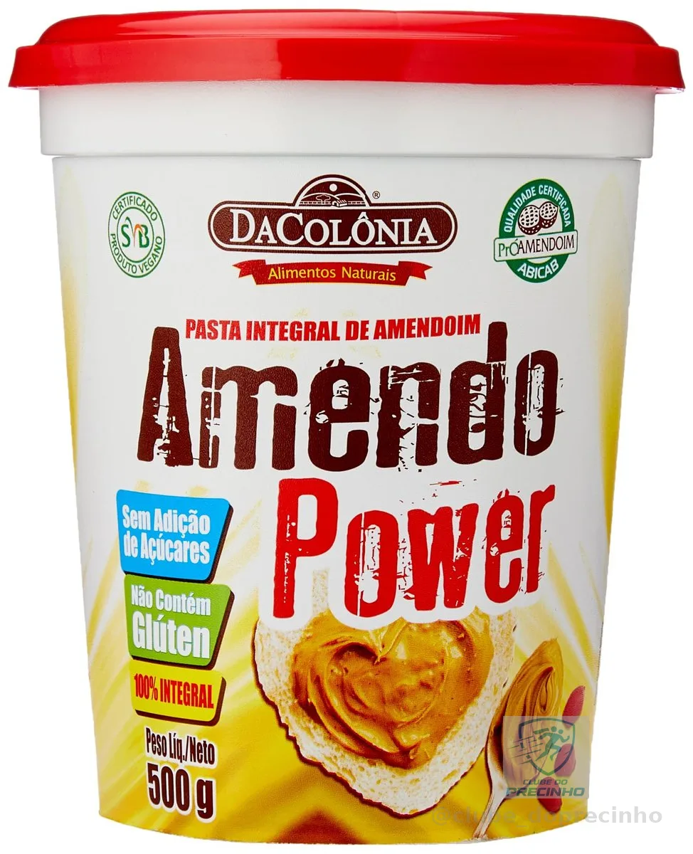 DaColônia Pasta de Amendoim Integral Zero 500g