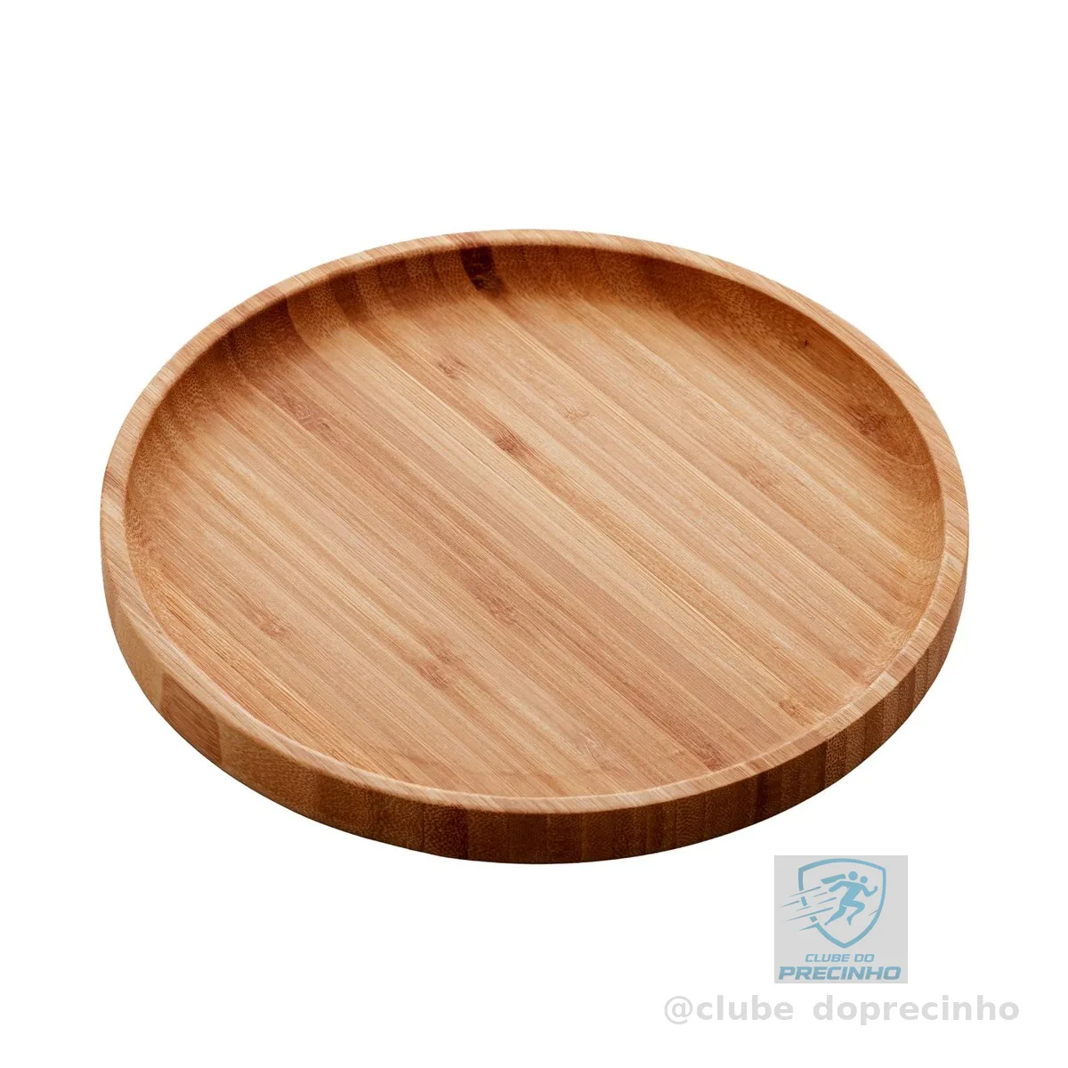 LYOR - Bandeja de Bambu Round 20cm - Mesa Posta - Organização - Utensílios de Cozinha - Enxoval - Decoração - Petisqueira - Utilidades Domésticas