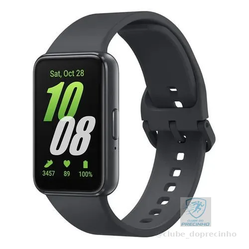 Smartwatch Samsung Galaxy Fit 3 Sm-R390 Relógio Digital 40mm Grafite