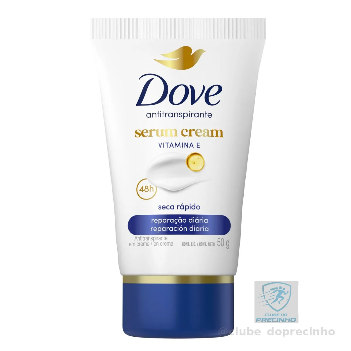Dove Desodorante Antitranspirante em Creme Sérum Reparação Diária 50 G
