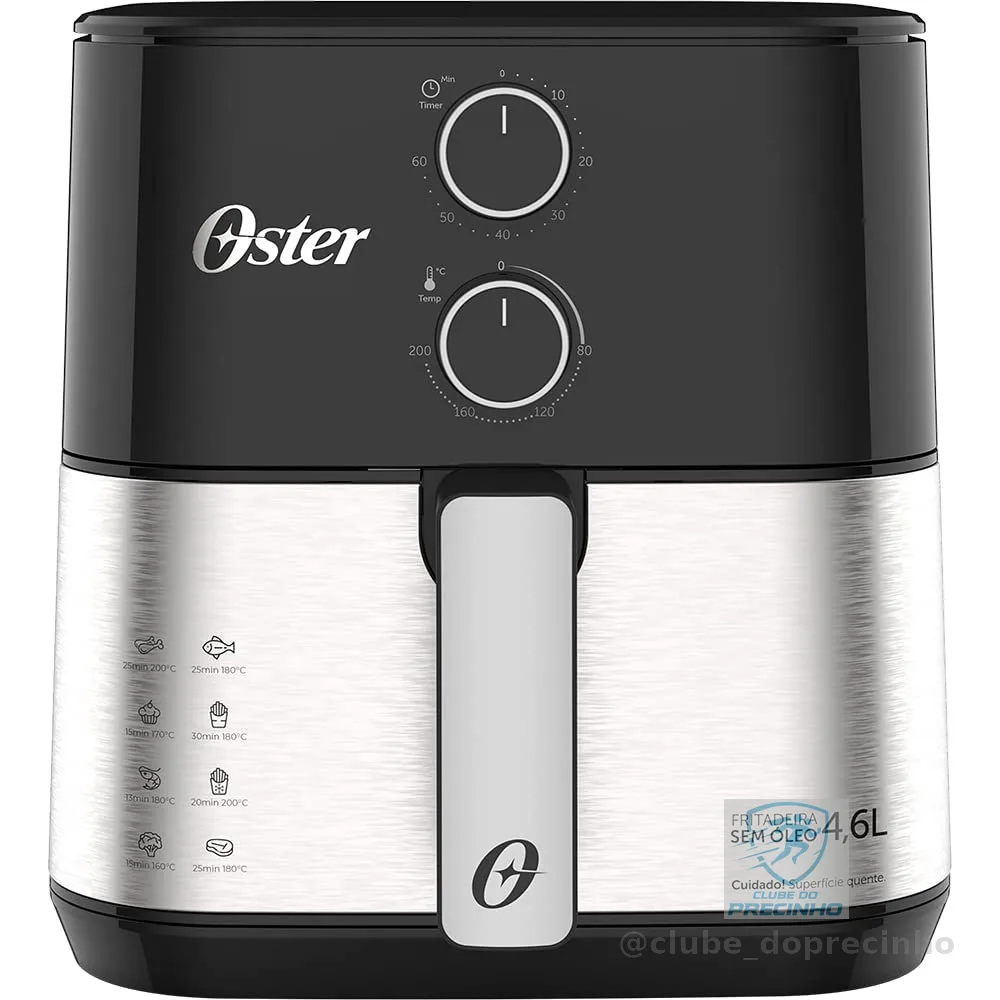 Fritadeira Sem Óleo Oster 127V - OFRT520, PRETO